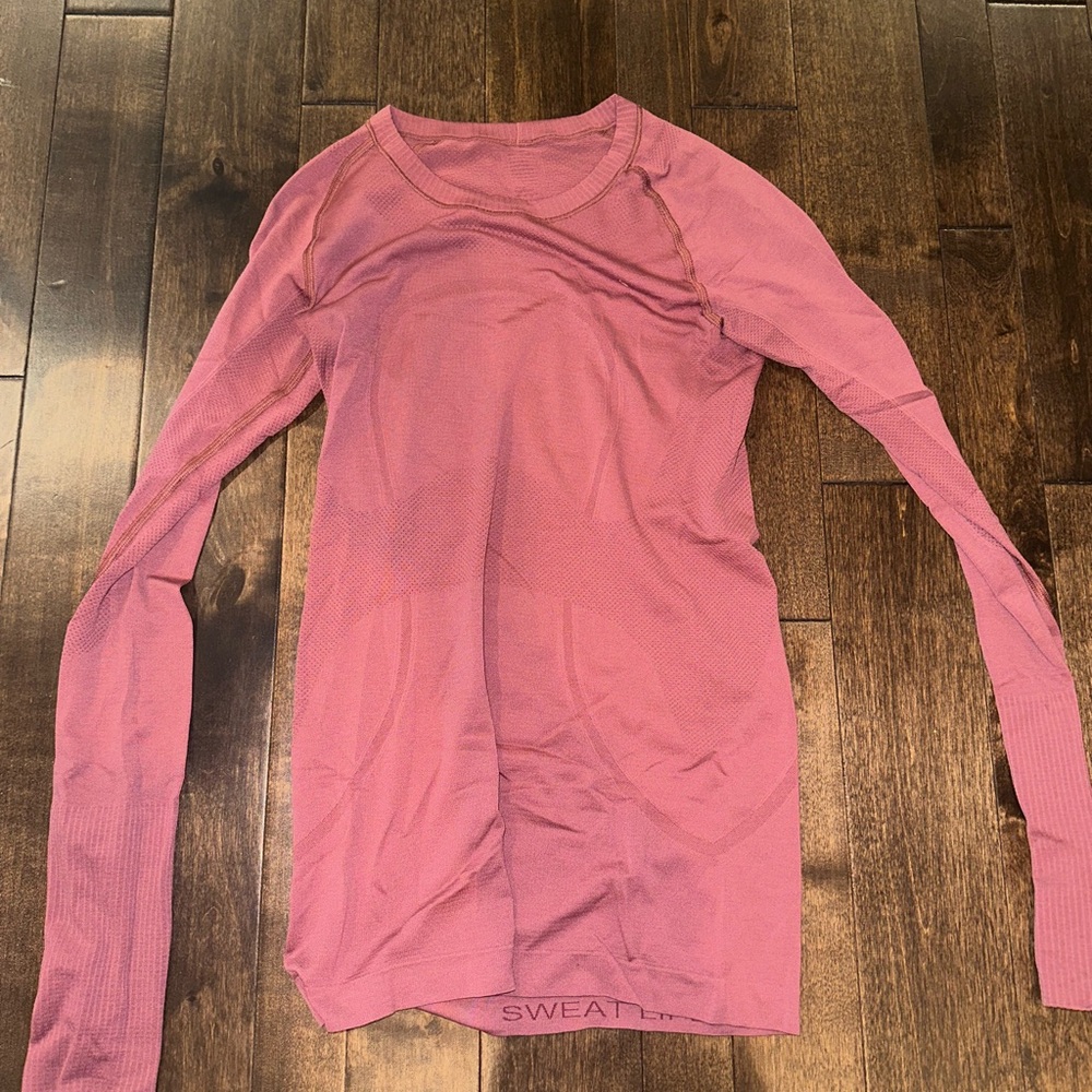 lululemon athletica Dusty Rose Long Sleeve Top
